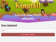 Tablet Screenshot of kingfall.com
